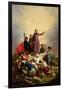 Archbishop Affre on the Barricades, 1848-Joseph Felon-Framed Giclee Print