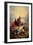 Archbishop Affre on the Barricades, 1848-Joseph Felon-Framed Giclee Print