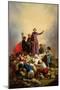 Archbishop Affre on the Barricades, 1848-Joseph Felon-Mounted Giclee Print