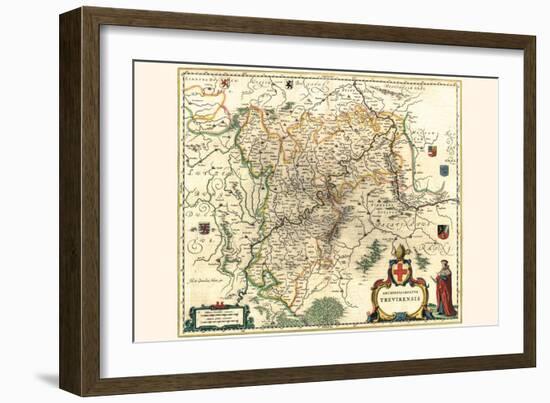 Archbishopric Of Trier-Willem Janszoon Blaeu-Framed Art Print