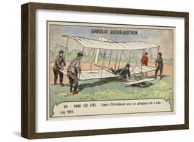 Archdeacon Conducting Tests of a Manually Powered Aeroplane, Issy, France, 1905-null-Framed Giclee Print