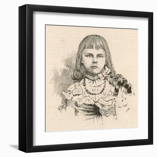 Archduchess Elisabeth Marie of Austria-null-Framed Art Print
