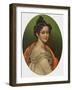 Archduchess Henriette Alexandrine of Austria, Née Princess of Nassau-Weilburg, 1820 (Oil on Canvas)-Joseph Carl Stieler-Framed Giclee Print