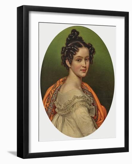 Archduchess Henriette Alexandrine of Austria, Née Princess of Nassau-Weilburg, 1820 (Oil on Canvas)-Joseph Carl Stieler-Framed Giclee Print
