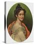 Archduchess Henriette Alexandrine of Austria, Née Princess of Nassau-Weilburg, 1820 (Oil on Canvas)-Joseph Carl Stieler-Stretched Canvas