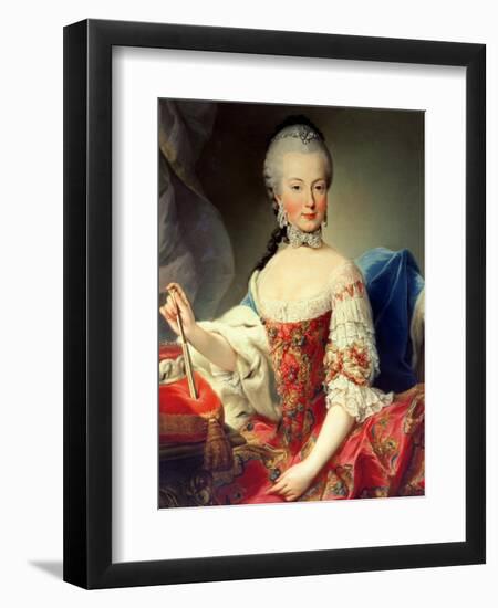 Archduchess Maria Amalia Habsburg-Lothringen,-Martin van Meytens-Framed Giclee Print