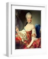 Archduchess Maria Amalia Habsburg-Lothringen,-Martin van Meytens-Framed Giclee Print