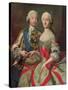 Archduchess Maria Caroline of Austria (1752-1814) Daughter of Emperor Francis I (1708-65)-Jean-Etienne Liotard-Stretched Canvas