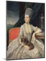 Archduchess Maria Christine Habsburg-Lothringen (1742-98), Daughter of Empress Maria Theresa of Aus-Johann Zoffany-Mounted Giclee Print