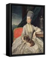 Archduchess Maria Christine Habsburg-Lothringen (1742-98), Daughter of Empress Maria Theresa of Aus-Johann Zoffany-Framed Stretched Canvas