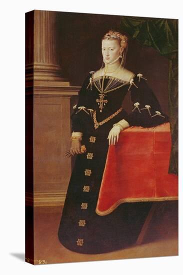 Archduchess Maria of Austria, 1551-Sir Anthonis van Dashorst Mor-Stretched Canvas