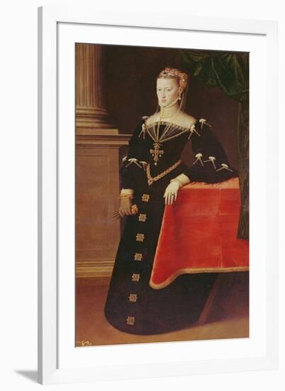 Archduchess Maria of Austria, 1551-Sir Anthonis van Dashorst Mor-Framed Giclee Print