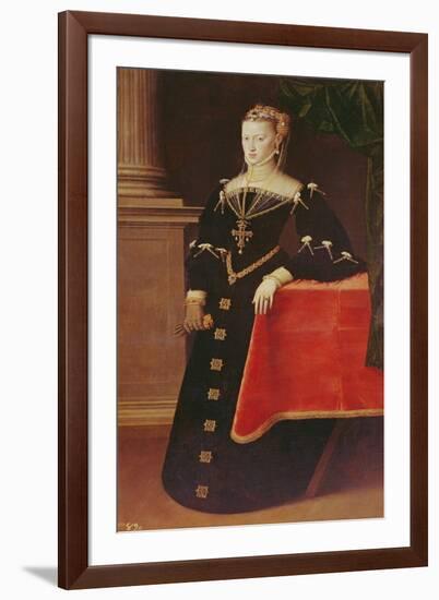 Archduchess Maria of Austria, 1551-Sir Anthonis van Dashorst Mor-Framed Giclee Print