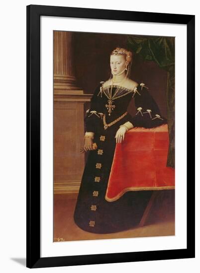 Archduchess Maria of Austria, 1551-Sir Anthonis van Dashorst Mor-Framed Giclee Print