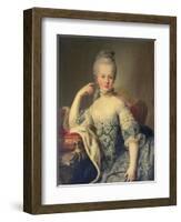 Archduchess Marie Antoinette Habsburg-Lotharingen (1755-93)-Martin van Meytens-Framed Premium Giclee Print