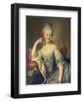 Archduchess Marie Antoinette Habsburg-Lotharingen (1755-93)-Martin van Meytens-Framed Premium Giclee Print