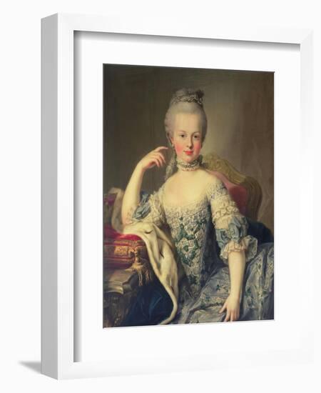 Archduchess Marie Antoinette Habsburg-Lotharingen (1755-93)-Martin van Meytens-Framed Giclee Print