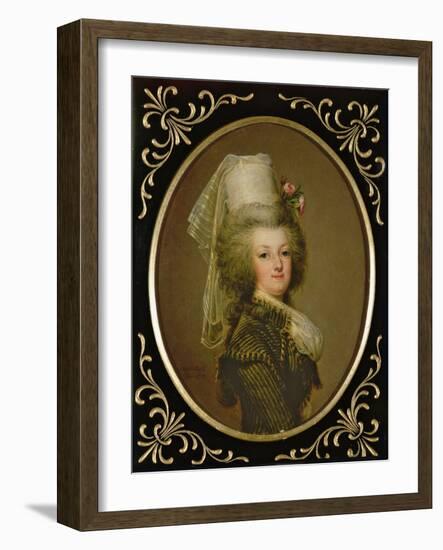 Archduchess Marie Antoinette Habsburg-Lothringen (1755-93)-Adolf Ulrich Wertmuller-Framed Giclee Print