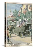 Archduke Franz Ferdinand and His Wife Assassinated in Sarajevo-null-Stretched Canvas