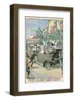 Archduke Franz Ferdinand and His Wife Assassinated in Sarajevo-null-Framed Photographic Print