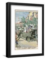 Archduke Franz Ferdinand and His Wife Assassinated in Sarajevo-null-Framed Photographic Print