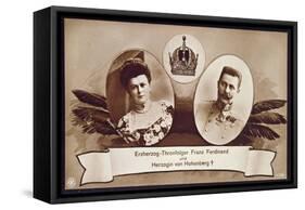 Archduke Franz Ferdinand of Austria, Heir to the Austrian Throne and His Wife, Duchess of…-Austrian School-Framed Stretched Canvas