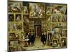 Archduke Leopold Wilhelm (1614-61) in His Picture Gallery, circa 1647-David Teniers the Younger-Mounted Giclee Print