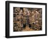 Archduke Leopold Wilhelm in His Picture Gallery-David Teniers the Younger-Framed Art Print