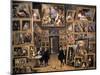 Archduke Leopold Wilhelm in His Picture Gallery-David Teniers the Younger-Mounted Art Print
