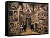 Archduke Leopold Wilhelm in His Picture Gallery-David Teniers the Younger-Framed Stretched Canvas