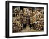 Archduke Leopoldo Guillermo At His Picture Gallery In Brussels, 1647-1651, Flemish School-David Teniers the Younger-Framed Giclee Print