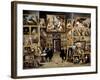 Archduke Leopoldo Guillermo At His Picture Gallery In Brussels, 1647-1651, Flemish School-David Teniers the Younger-Framed Giclee Print