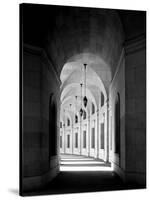 Arched architectural detail in the Federal Triangle located in Washington, D.C. - Black and White V-Carol Highsmith-Stretched Canvas