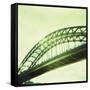 Arched Bridge Over River Tyne, Newcastle Upon Tyne, Tyne and Wear, England, United Kingdom, Europe-Lee Frost-Framed Stretched Canvas