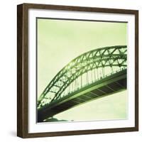 Arched Bridge Over River Tyne, Newcastle Upon Tyne, Tyne and Wear, England, United Kingdom, Europe-Lee Frost-Framed Photographic Print