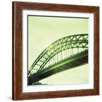 Arched Bridge Over River Tyne, Newcastle Upon Tyne, Tyne and Wear, England, United Kingdom, Europe-Lee Frost-Framed Photographic Print