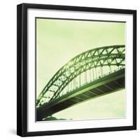 Arched Bridge Over River Tyne, Newcastle Upon Tyne, Tyne and Wear, England, United Kingdom, Europe-Lee Frost-Framed Photographic Print