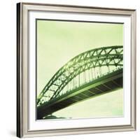 Arched Bridge Over River Tyne, Newcastle Upon Tyne, Tyne and Wear, England, United Kingdom, Europe-Lee Frost-Framed Photographic Print