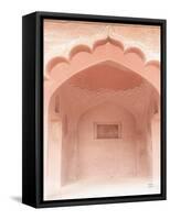 Arched Doorway in India-Nathan Larson-Framed Stretched Canvas