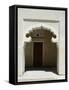 Arched entrance way of a Madrasah or Koranic school, Dubai-Werner Forman-Framed Stretched Canvas