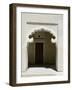 Arched entrance way of a Madrasah or Koranic school, Dubai-Werner Forman-Framed Giclee Print