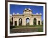 Arched Gateway of the Puerta De Alcala in the Plaza De La Independencia, in Madrid, Spain, Europe-Nigel Francis-Framed Photographic Print