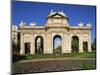 Arched Gateway of the Puerta De Alcala in the Plaza De La Independencia, in Madrid, Spain, Europe-Nigel Francis-Mounted Photographic Print