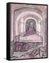 Arched Hallway-Vincent van Gogh-Framed Stretched Canvas