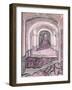 Arched Hallway-Vincent van Gogh-Framed Giclee Print