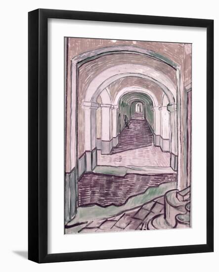 Arched Hallway-Vincent van Gogh-Framed Giclee Print