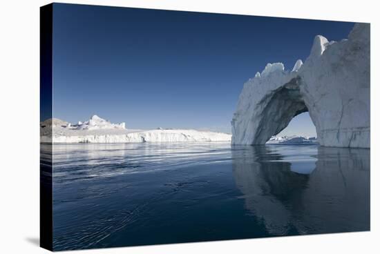 Arched Iceberg in Ililussat-Paul Souders-Stretched Canvas