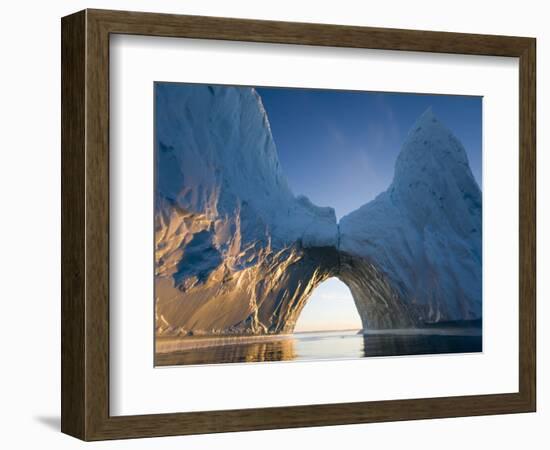 Arched Iceberg in Ililussat-Paul Souders-Framed Photographic Print