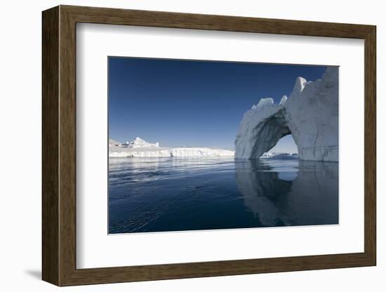 Arched Iceberg in Ililussat-Paul Souders-Framed Photographic Print