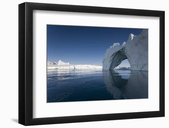 Arched Iceberg in Ililussat-Paul Souders-Framed Photographic Print